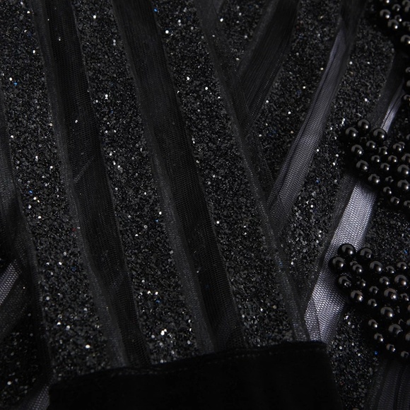 Beautiful Black Midi Dress - Picture 5 of 7